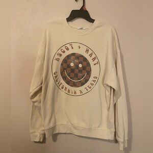 Ascot & Hart California & Texas sweatshirt women juniors medium